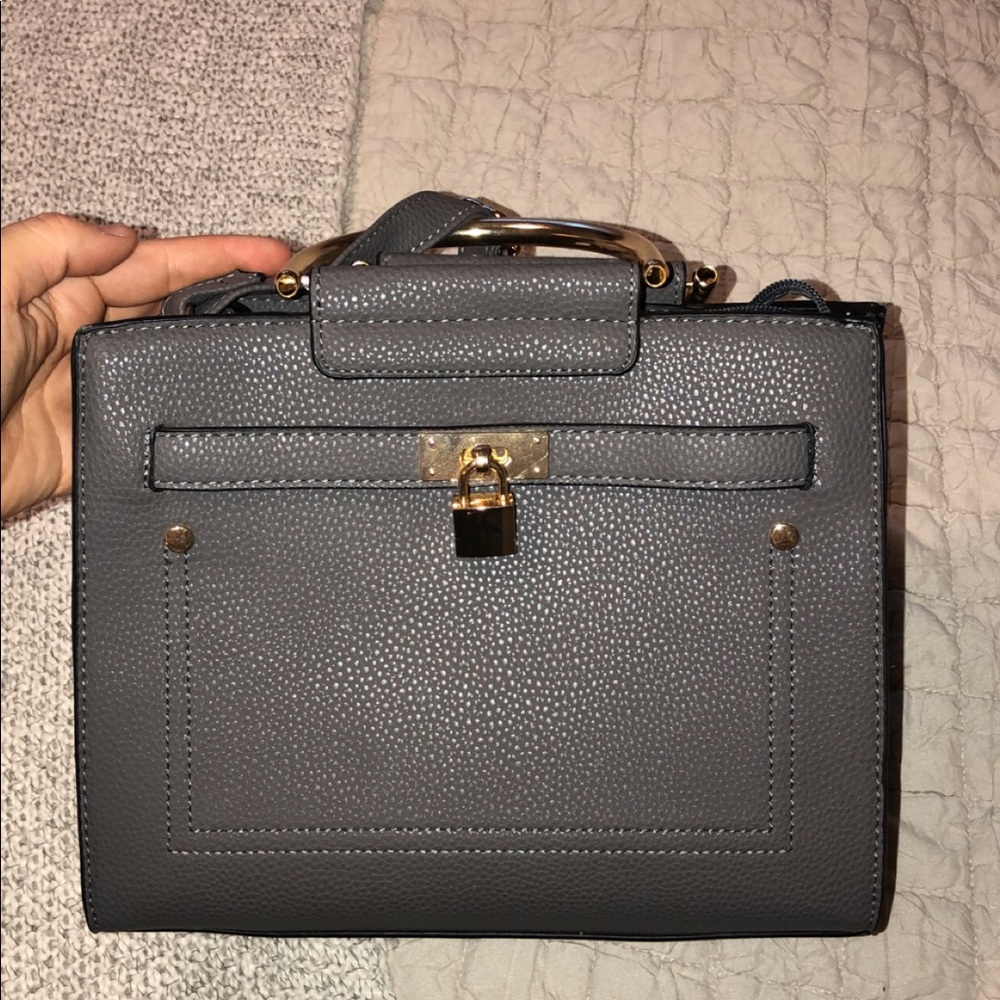 Grey purse